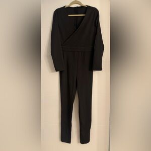 Chic Black Long Sleeve Jumpsuit